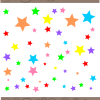 stelle di tutti i colori e dei riccioli